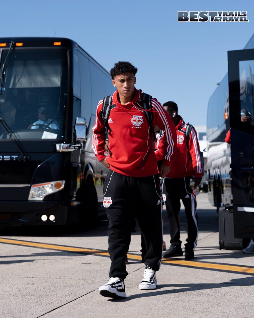 New York Redbulls on Best Trails & Travel charter bus